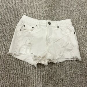 Aeropostale white jean shorts